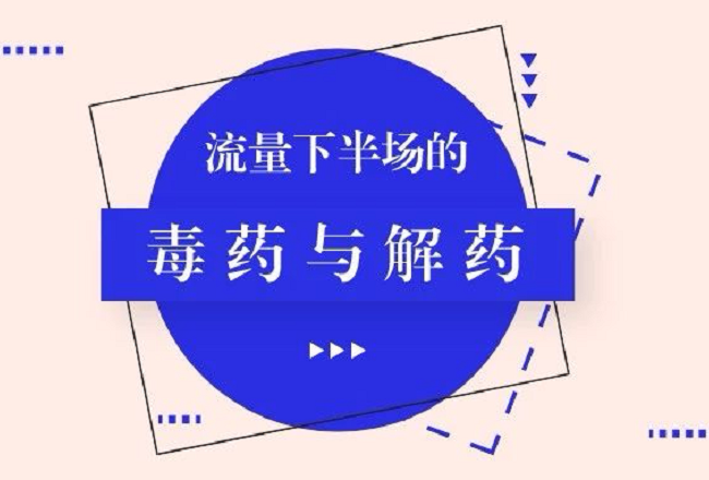 流量下半场的毒药与解药封面