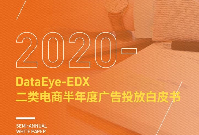 二类电商行业整体趋势如何？2020广告投放概况封面