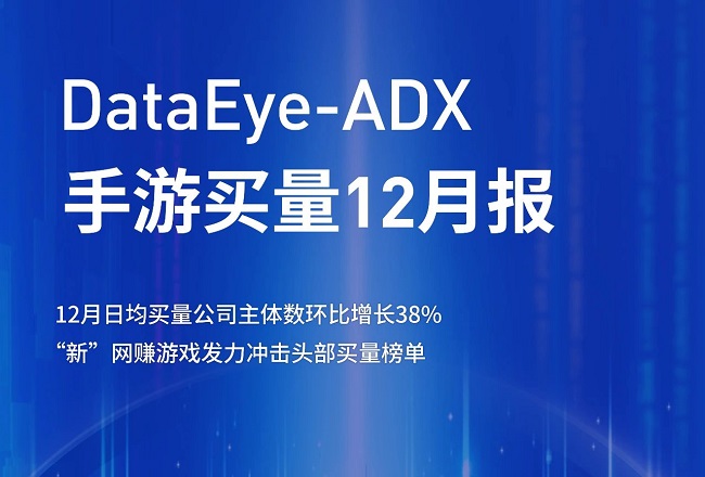 手游买量12月报：日均买量公司主体数环比增长38%封面