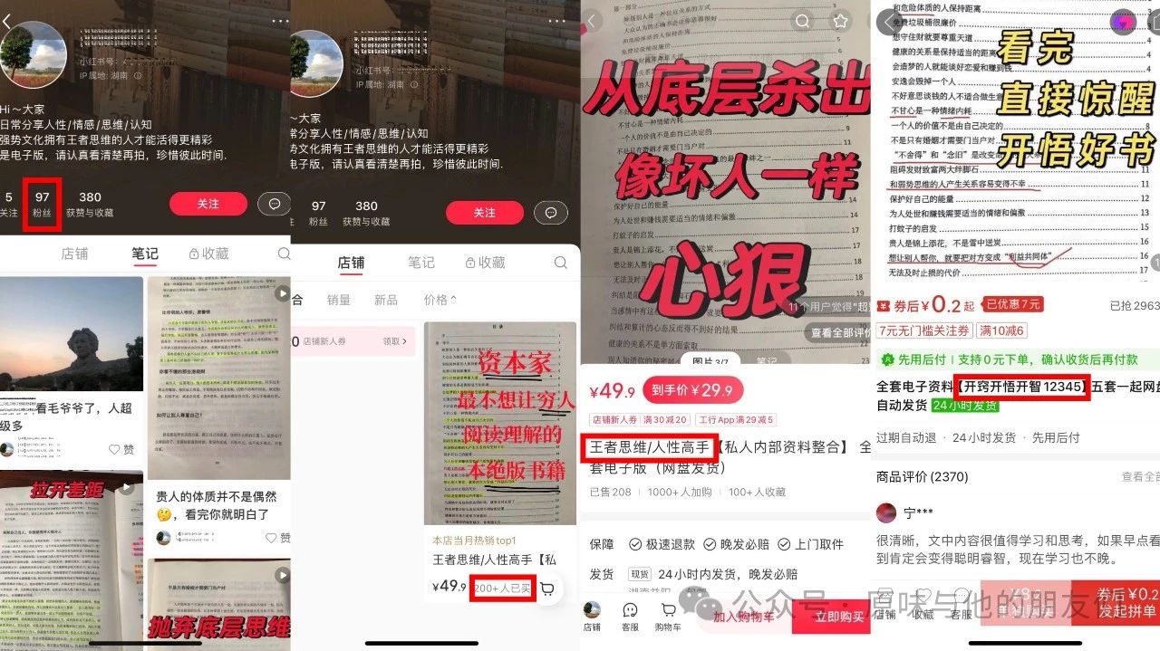 小红书虚拟资料项目：10 个不常见赛道方向！封面
