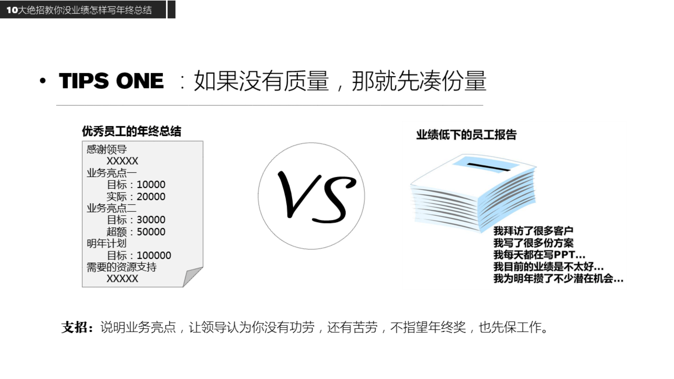 业绩差这样写年终总结，绝了！！封面