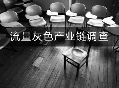 流量灰产调查：羊毛党、中介、内鬼集体勾结，分食流量灰产暴利！封面