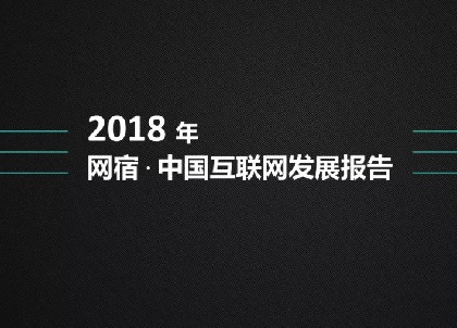2018中国互联网发展报告，全国互联网普及率差距缩小移动端渗透率普遍超80%封面