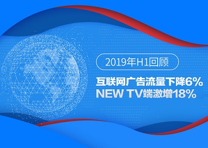 互联网广告投放现状如何？2019年H1互联网广告流量下降6%，NEW TV端激增18%封面