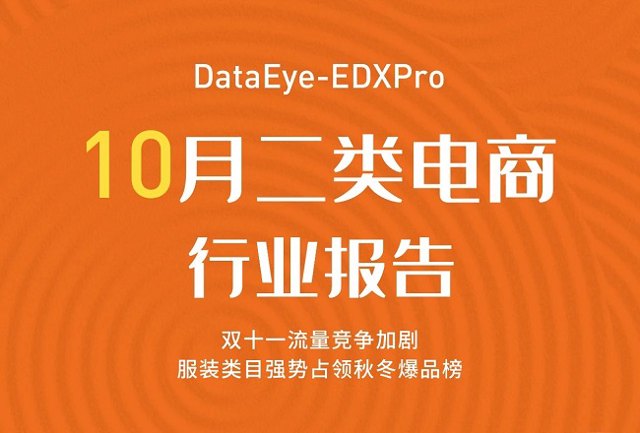二类电商行业情报: 10月份服装类目强势占领秋冬爆品榜封面