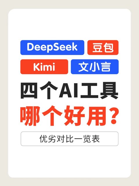 Deepseek、豆包、Kimi、文心一言，哪个好用？哪个傻？封面