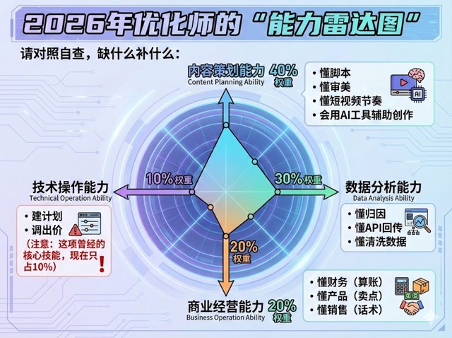 2026广告优化师生存图鉴：告别“点点点”，全面迎接“超级个体”时代封面