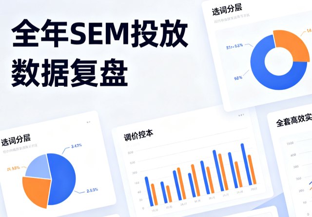 全年 SEM 投放数据复盘：从选词分层到调价控本，全套高效实操落地技巧封面