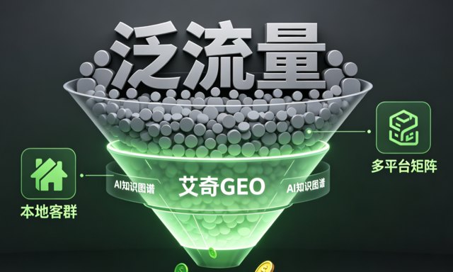 同城短视频播放破万却无有效咨询？艾奇 GEO 拆解本地流量低转化核心解法封面