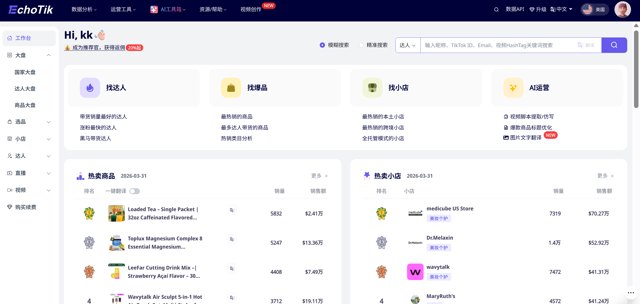 2026年TikTok热门视频生成软件/工具推荐：5家实力服务商选型指南与避坑FAQ，深度解析EchoTik选品工具的全链路数据赋能优势封面